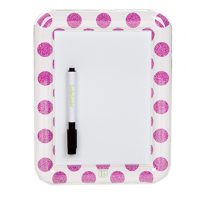 Dry Erase Board - Pink Polka Dot